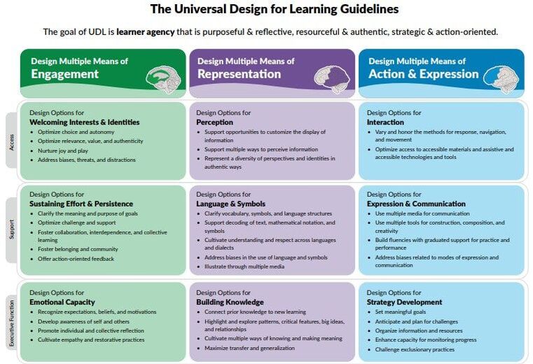 CAST UDL Guidelines