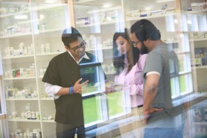 Pharmacy Technician students in laboratory