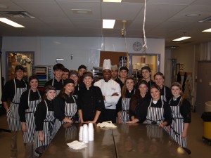 St Peter Culinary students with Chef Renato