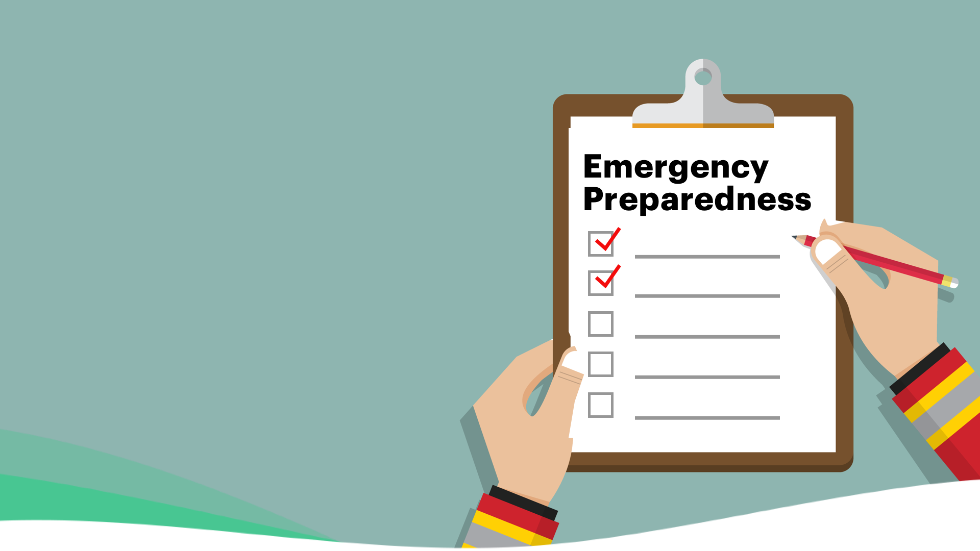 check list, emergency prepardness