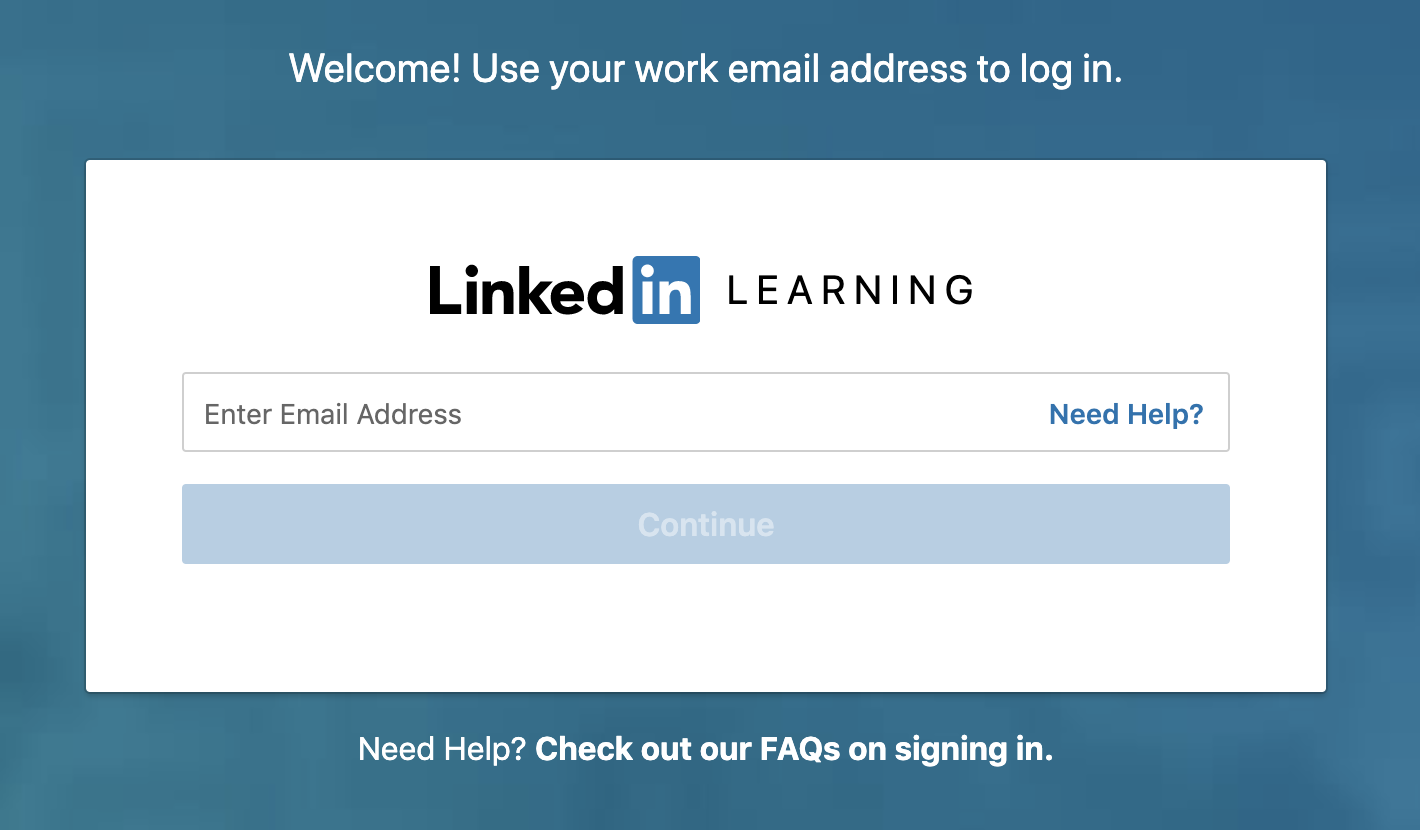 Image of box for entering email address for login.